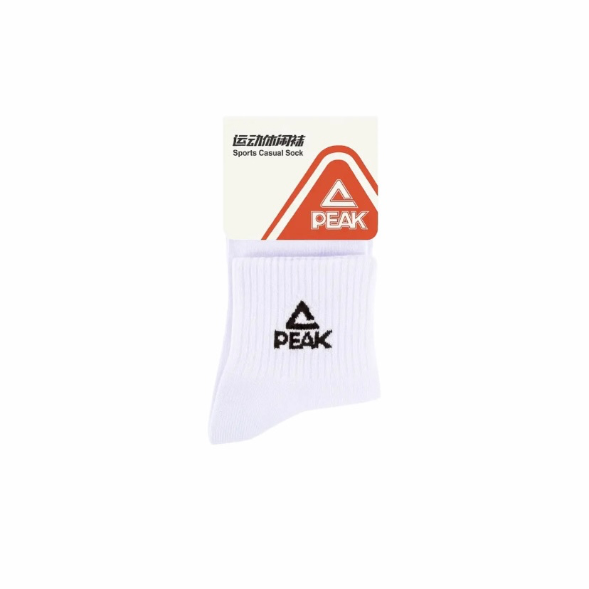 PEAK WHITE SOCKS W301901