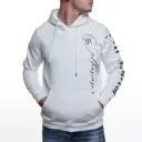  RJR ENTHUSIASM WHITE HOODIES H-006
