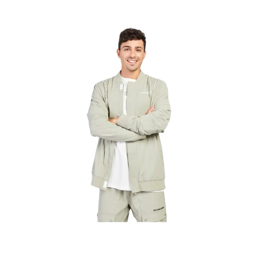 PEPE JEANS NYLON ZIPPERED JACKET