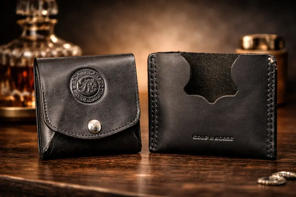 GOLF&HORSE BLACK WALLET 