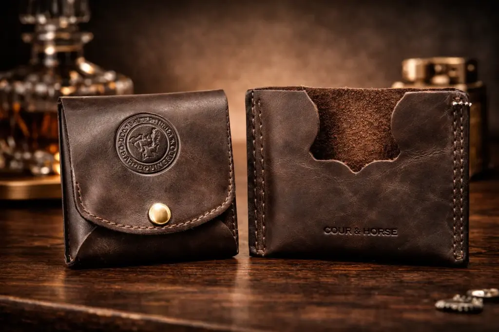 GOLF&HORSE BROWN WALLET 