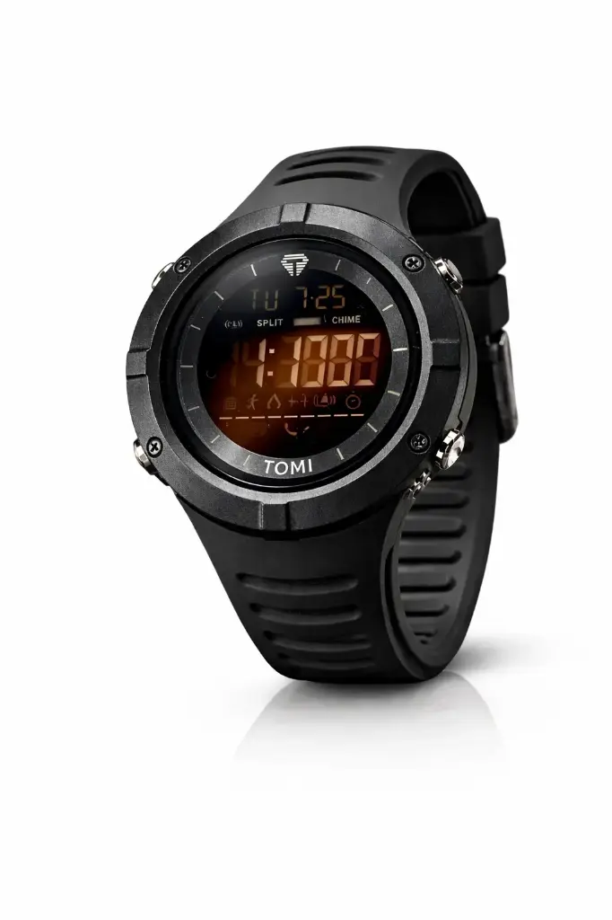 TOMI DIGITAL SPORTS BLACK WATCH