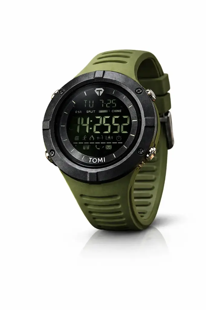 TOMI DIGITAL SPORTS GREEN WATCH 