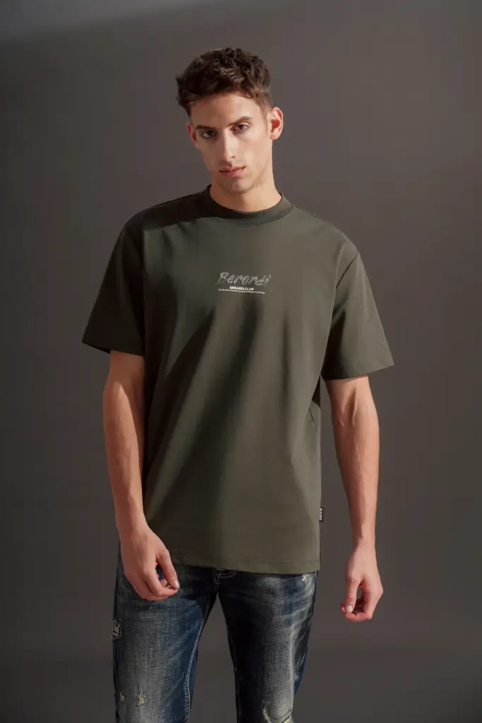 BERARDI T-SHIRT GREEN 25177 