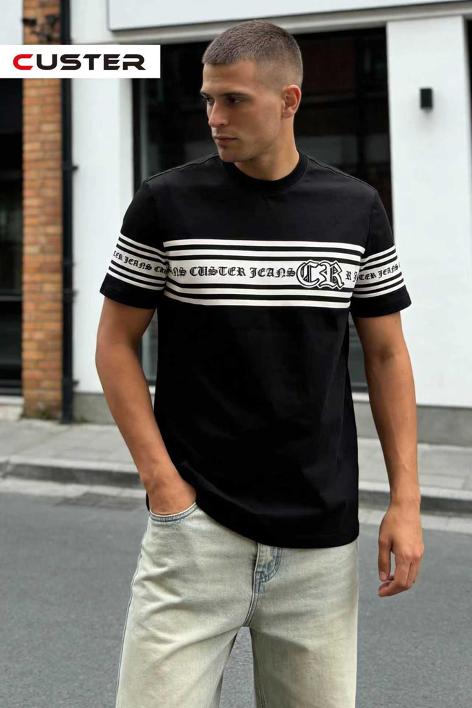 CUSTER BLACK T-SHIRT CR-27-B
