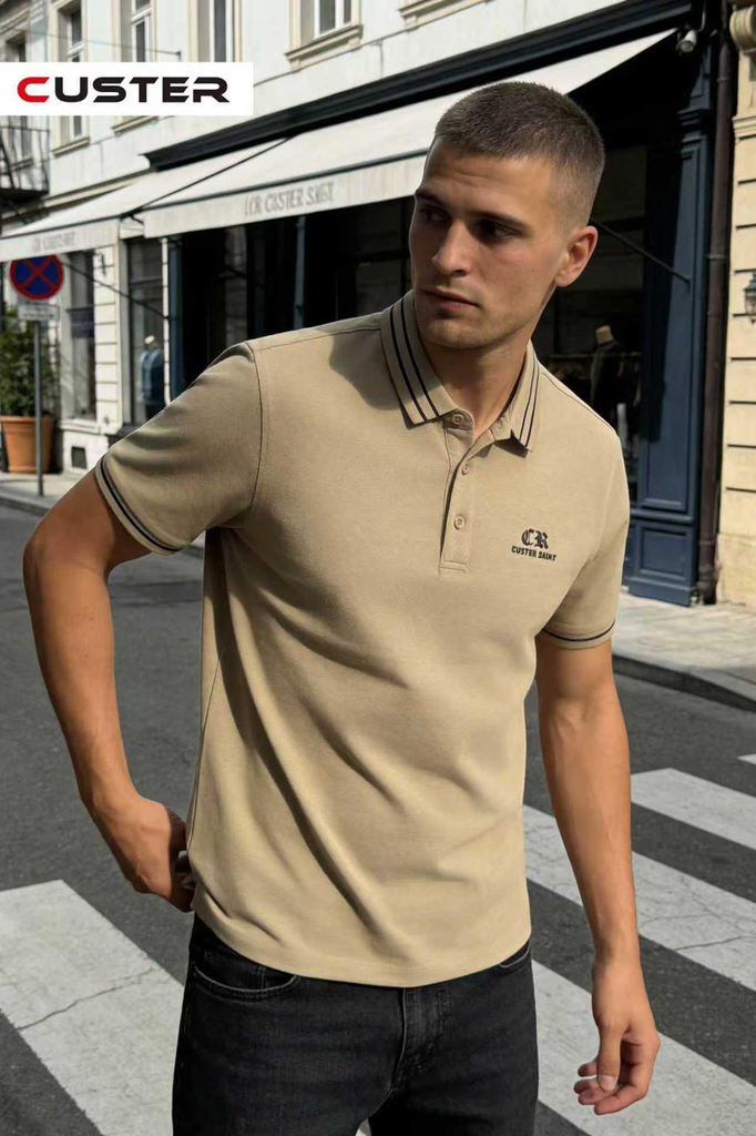 CUSTER BEIGE T-SHIRT BK-05