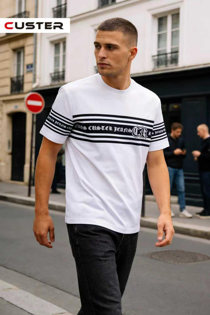 CUSTER WHITE T-SHIRT CR-27