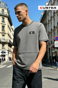 CUSTER GRAY T-SHIRT OV-08