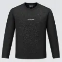 VALERIO T-SHIRT BLACK LONG SLEEVE VAL619B