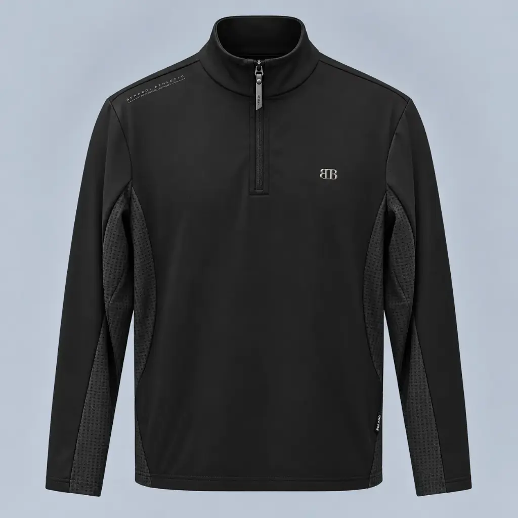 BERARDI BALCK T-SHIRT LONG SLEEVE 25391