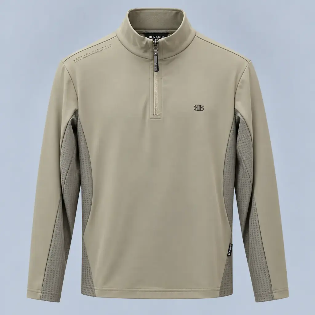 BERARDI GREEN T-SHIRT LONG SLEEVE 25391