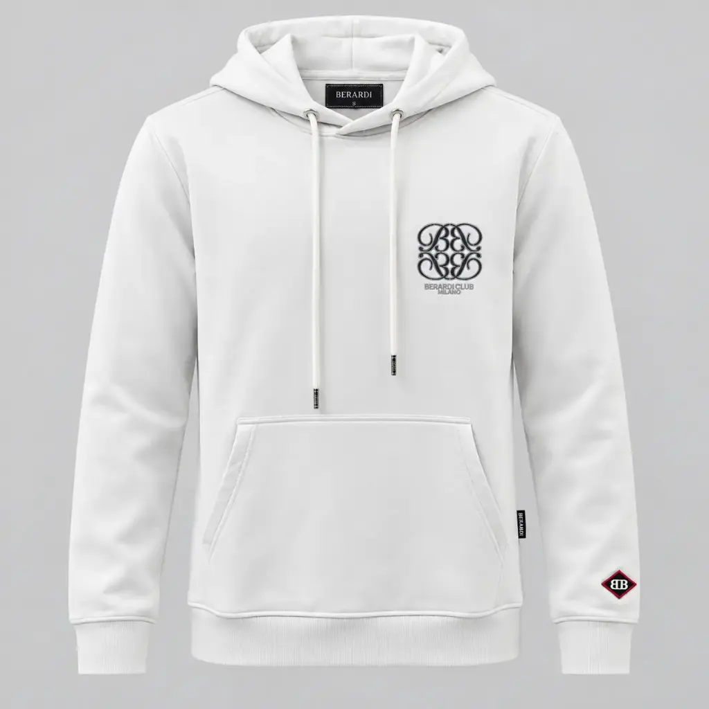 BERARDI L.GRAY MENS HOODIE 25411
