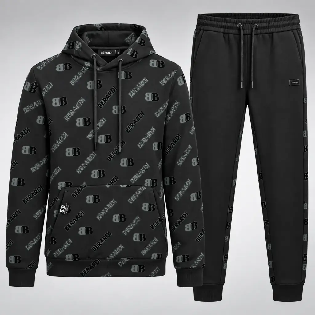 BERARDI MEN'S BLACK TRACKSUITE 25267