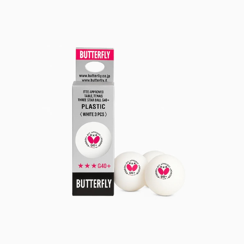 BUTERFLY 3 STRAS TENNIS BALLS 