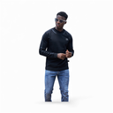 CUSTER JEANS FOOTER CR-13 BLACK-2