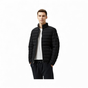 NAUTICA REVERSIBLE COAT/BLACK-GRAY V622744