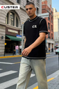 CUSTER BLACK T-SHIRT OV-08-A