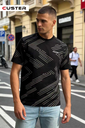 CUSTER BLACK T-SHIRT OV-01
