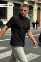 CUSTER BLACK T-SHIRT BK-09-B