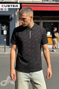 CUSTER BLACK T-SHIRT BK-06