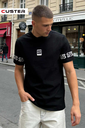 CUSTER BLACK T-SHIRT WR-04