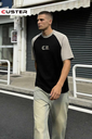 CUSTER BLACK T-SHIRT OV-02-B
