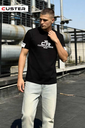CUSTER BLACK T-SHIRT OV-06
