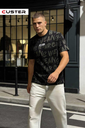 CUSTER BLACK T-SHIRT OV-07